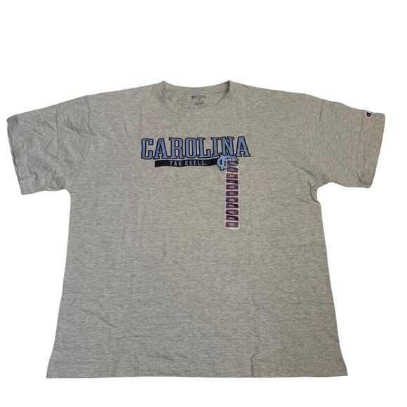 Champion Men's Size 2XL UNC Carolina Tarheels Short Sleeve Embroidered T-Shirt - Picture 15 of 16